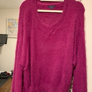 Fuzzy American Eagle Sweater